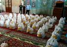 تهیه و توزیع 100 بسته غذایی در ماه مبارک رمضان